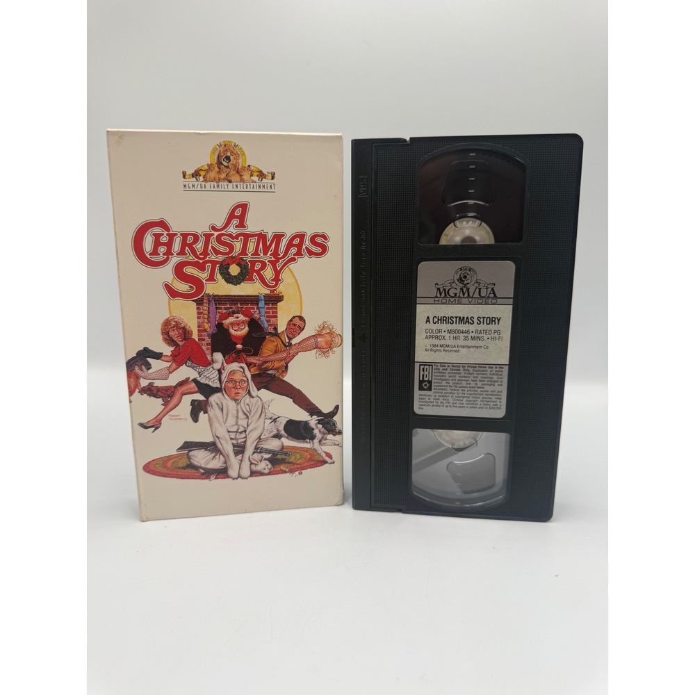 A Christmas Story VHS Movie MGM Home Video 1983 Holiday Classic Ralphie Parker